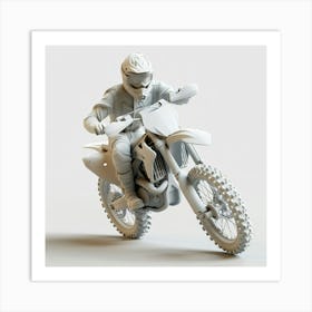 Dirt Bike Rider Art Print