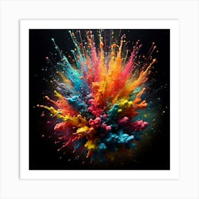 Color Explosion Art Print