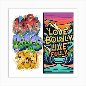 Love Bolly Live Jo Art Print