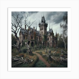 Haunted Castle 1 Art Print