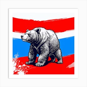 Russian Bear Art Print