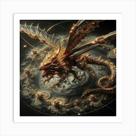 Twilight Dragon Art Print