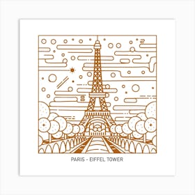 Paris - Eiffel Tower Art Print