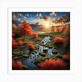 Autumn Landscape 1 Art Print