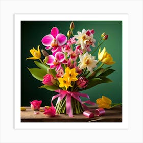 Bouquet Of Flowers 7 Art Print