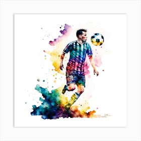 Soccer Player 2 Art Print