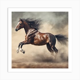 Horse Galloping 1 Art Print