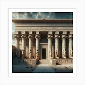 Egyptian Temple 2 Art Print