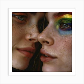 Rainbows And Freckles Art Print