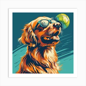 Golden Retriever Art Print