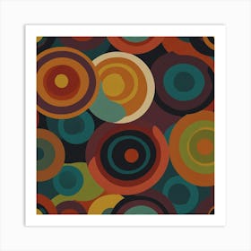 Abstract Circles 9 Art Print