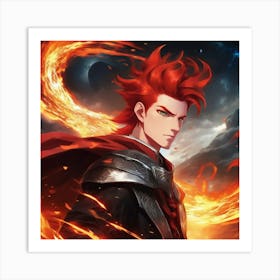 Boy With Red Hair Art Print