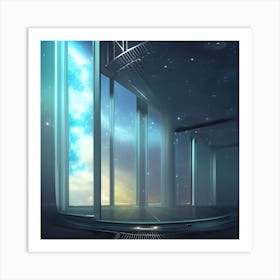 Futuristic Space Art Print