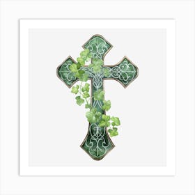 Ivy Cross Art Print