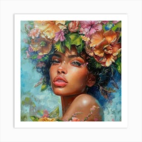 'Flora' 4 Art Print