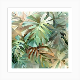 Tropical Leaves 109 Art Print