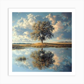 Lone Tree Art Art Print