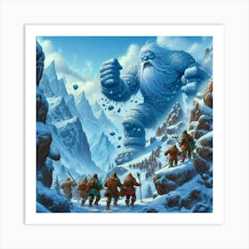 Ice Giant 1 Art Print