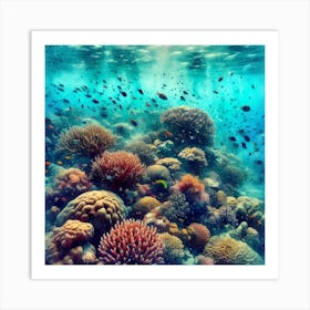 Coral Reef Art Print