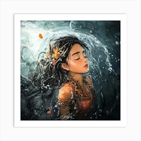 Oceanic Mermaid Art Print