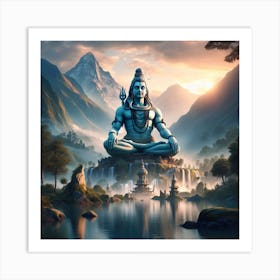 Lord shiva 1 Art Print