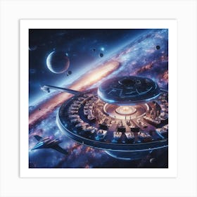 Space Station 66 Art Print