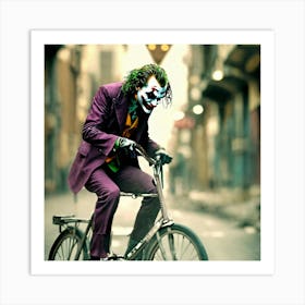 Joker On A Bike Affiche