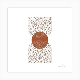 Polka Dots.A fine artistic print that decorates the place. Art Print