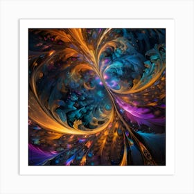 Abstract Fractal Art 13 Art Print