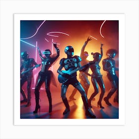 Daft Punk 1 Art Print