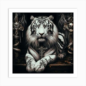 White Tiger 56 Art Print