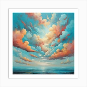 Cloudy Sky Art Print