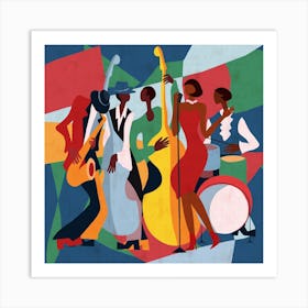 Jazz Band Art Print