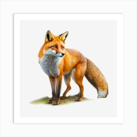 Foxy Fox Art Print