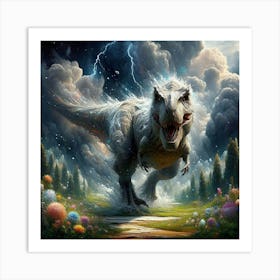 T-Rex 4 Art Print