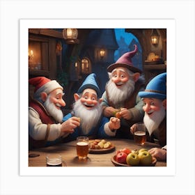 Seven Dwarfs Art Print