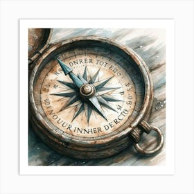 Compass 2 Art Print