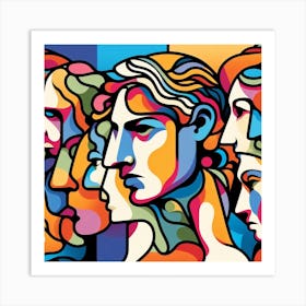 Group Of People Art Print