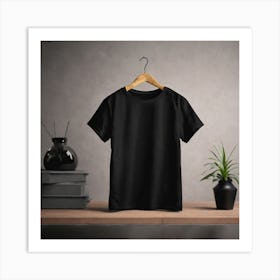 Black T - Shirt 24 Art Print