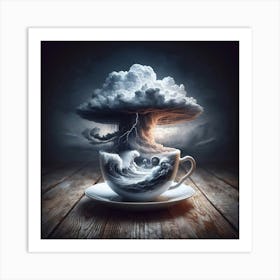 Storm In A Tea Cup Art Print