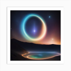 Ring Of Light Art Print