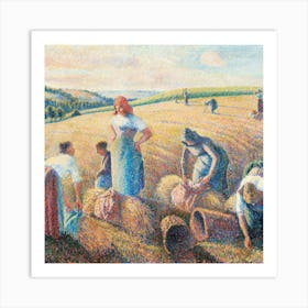 Women In A Field Art Print