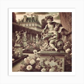 Paris Garden Art Print