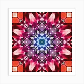 Watercolor Pattern Pink Art Print