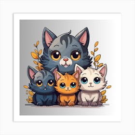 cute kitten 8 Art Print
