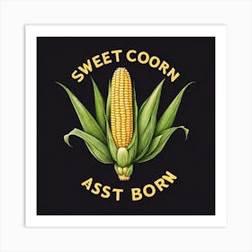 Sweetcorn As A Logo (42) Art Print