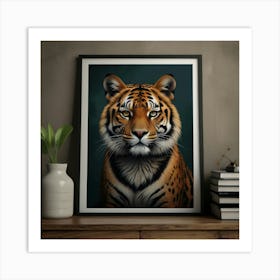 Tiger Print Art Print