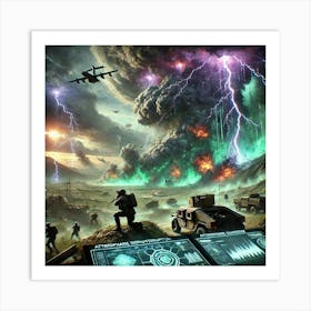 Atmospheric Disruptor Cannon Impact Art Print