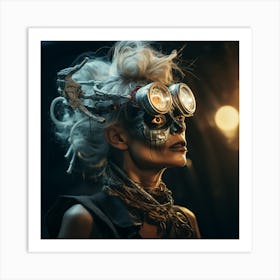 Steampunk Woman 7 Art Print