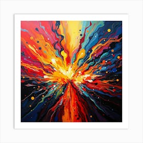 Abstract Painting 23 Art Print